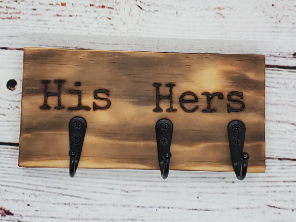 His,Hers Key/Leash Holder