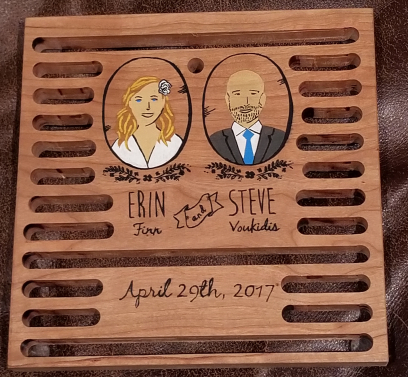 Custom wedding gift trivet Custom wedding gift trivet