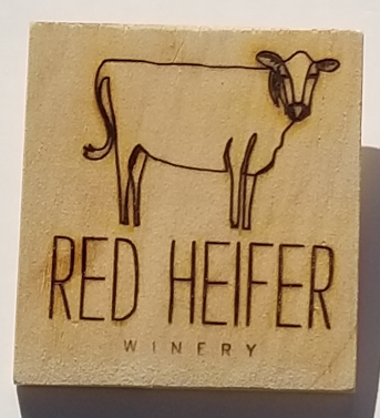 Custom magnet for a Maryland winery