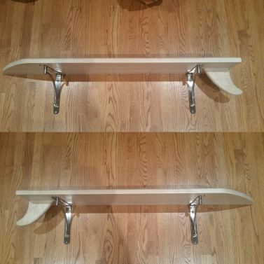 Custom surfboard shelves