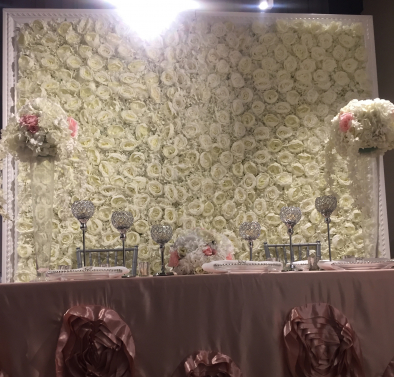 Custom Flower Wall on Display (image 1/2)