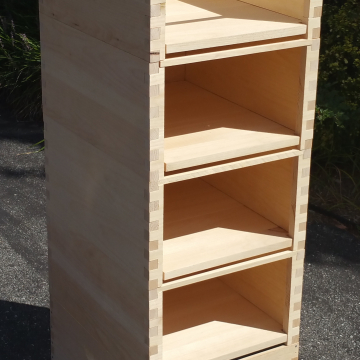 Custom Bee Boxes for product display