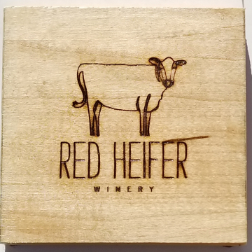 Custom coasters for a Maryland winery