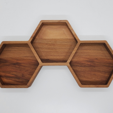 Sycamore Three Hexagon Tray