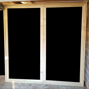 Custom Flower Wall before painting and flowers